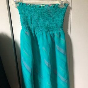 Blue OP beach coverup